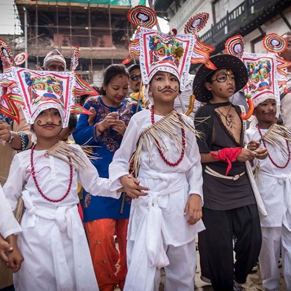 आज देखि गाइजात्रा पर्व शुरु। विभिन्न स्थानमा भब्य रुपमा मनाइदै।