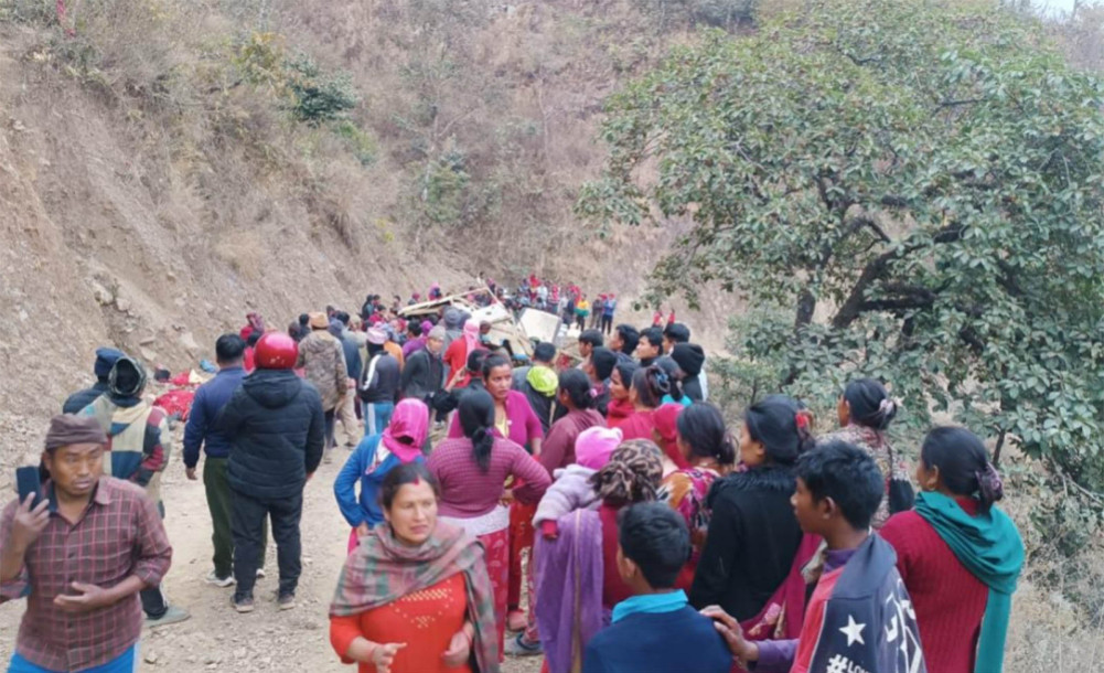 पाल्पा जीप दुर्घटना :मृत्यु हुनेको संख्या ८ पुग्यो।