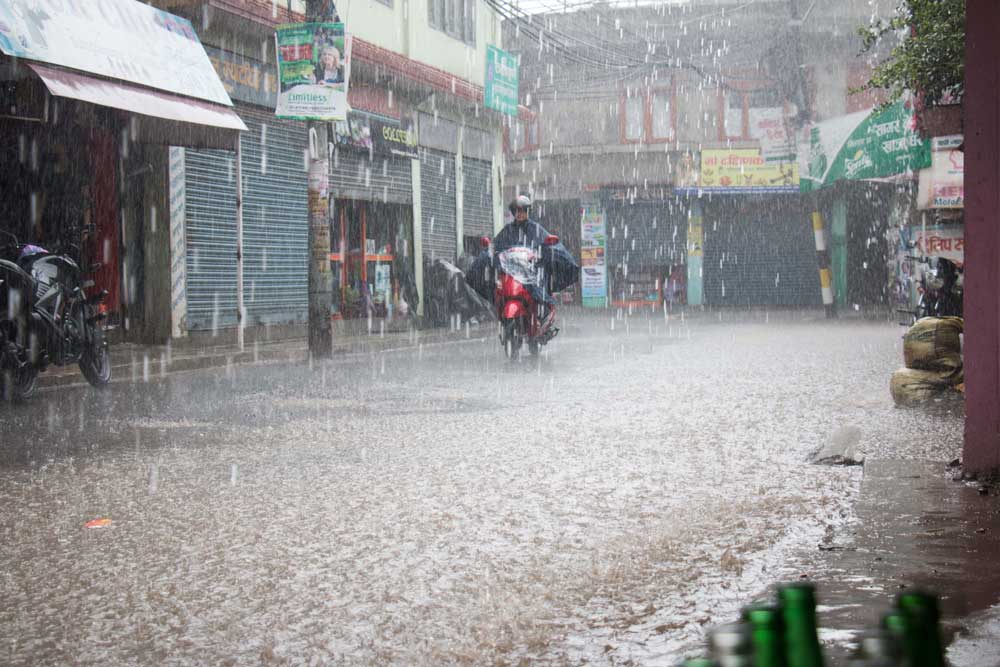यी चार प्रदेशका एक-दुई स्थानमा भारी वर्षाको सम्भावना