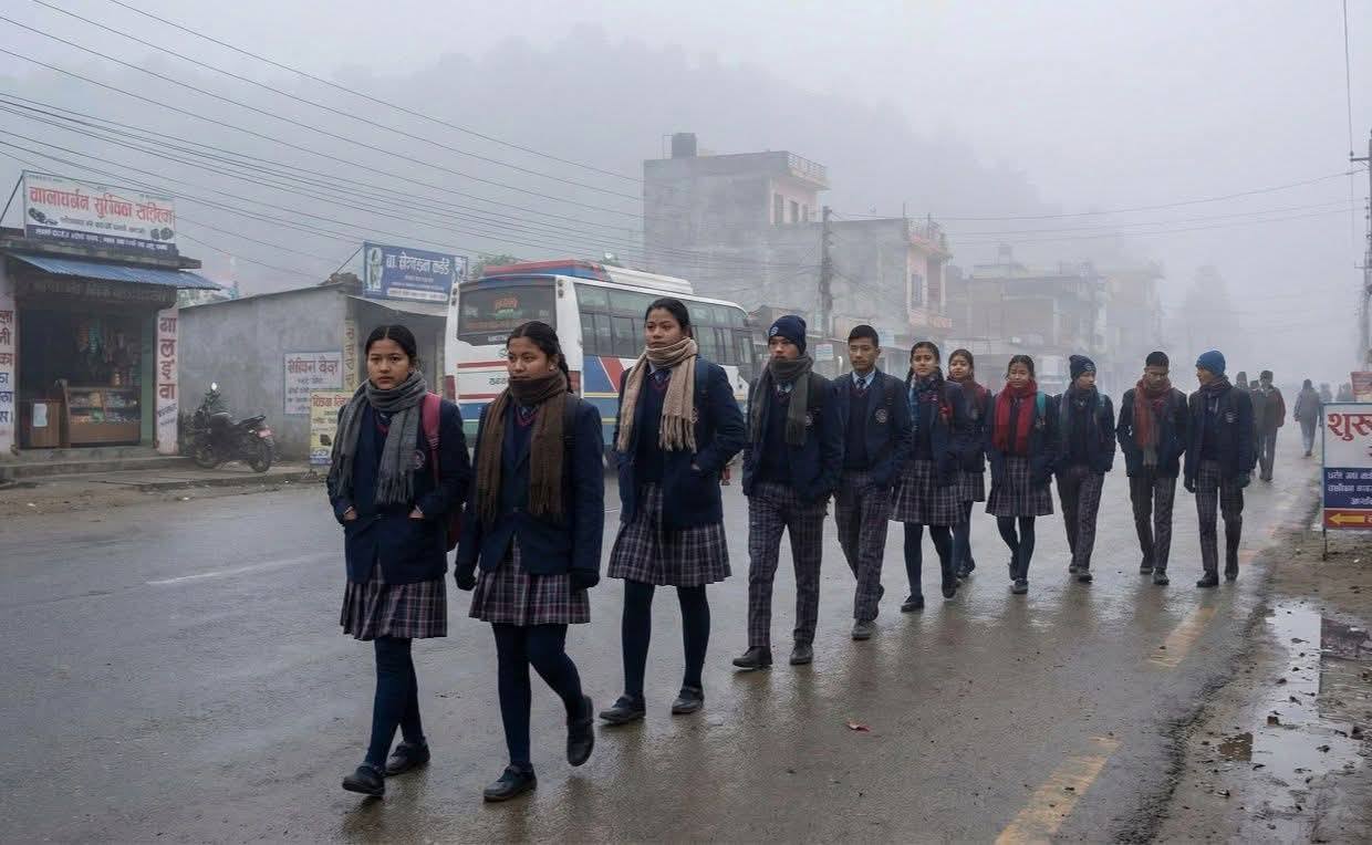 अत्यधिक चिसो बढेपछि बुटवलका विद्यालय चार दिन बन्द हुने